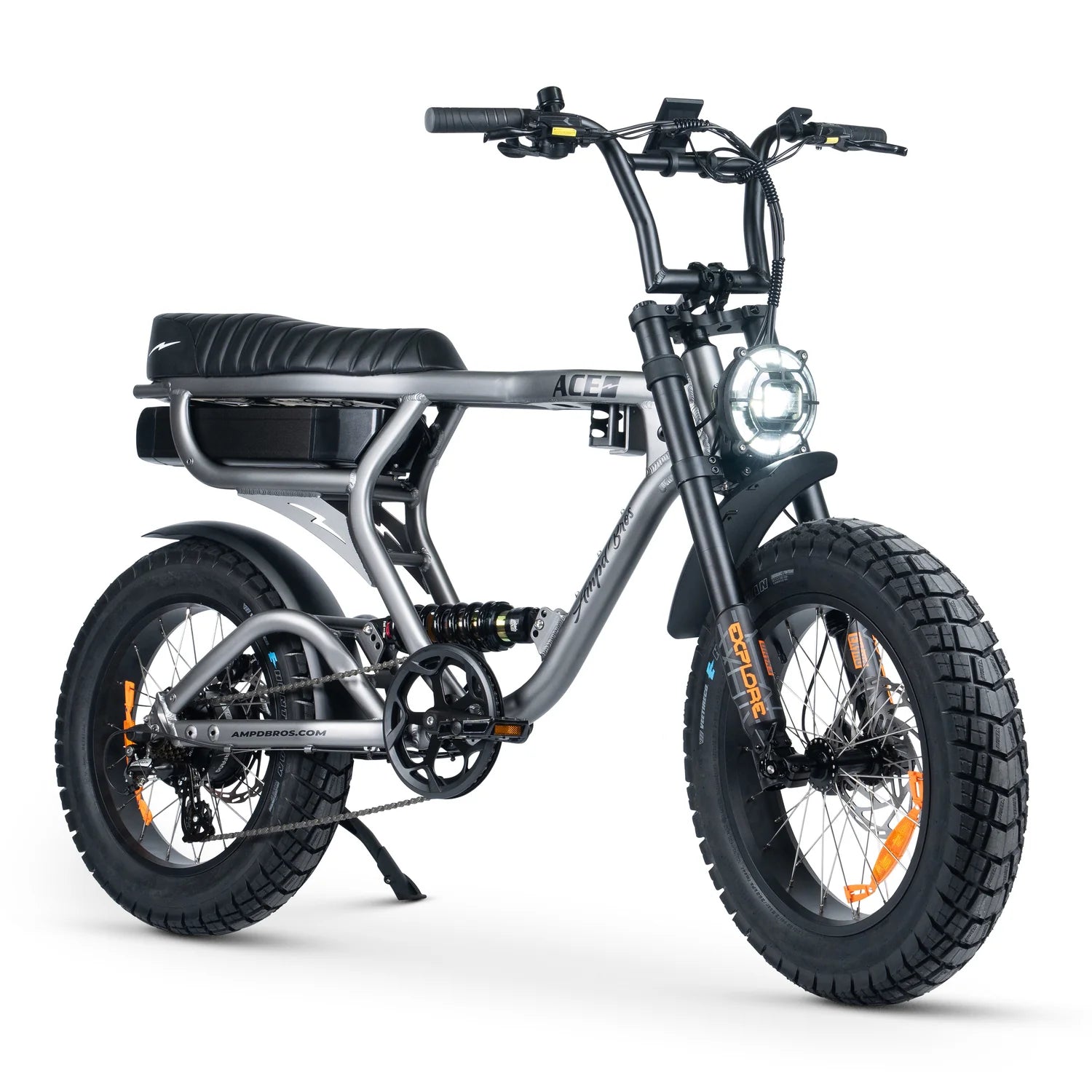 Ampd Bros Ace-X Pro Dual Suspension Electric Bike