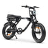 Ampd Bros Ace-X Plus Fat Tyre Electric Bike FAT TYRE E-BIKES Melbourne Powered Electric Bikes Matte Black 