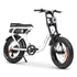 Ampd Bros Ace-S Plus Fat Tyre Electric Bike FAT TYRE E-BIKES Melbourne Powered Electric Bikes Ice White 