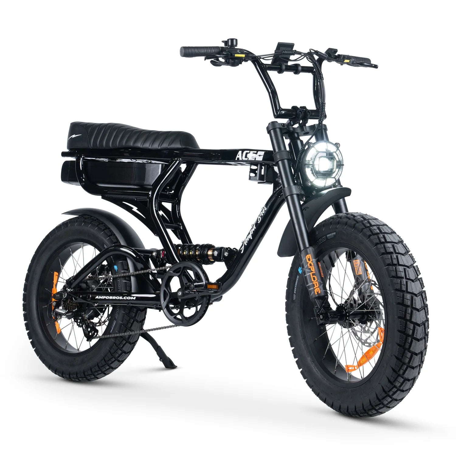 Ampd Bros Ace-X Pro Dual Suspension Electric Bike