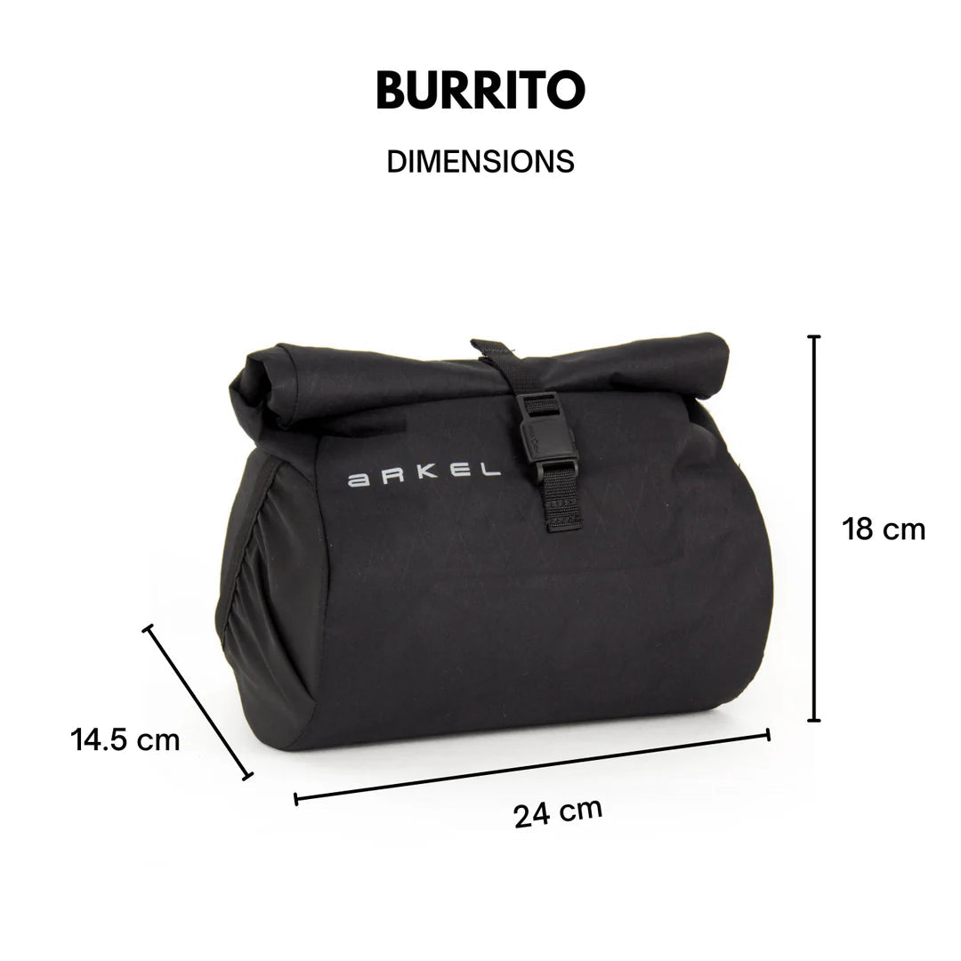 Arkel E.T. Burrito - Waterproof Handlebar Bag - 4L & 4.5L HANDLEBAR BAGS Melbourne Powered Electric Bikes 