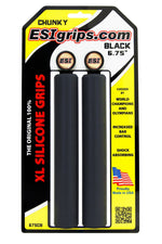 ESI Grips - Extra Chunky XXL 8.25in (Jones) HANDLEBAR GRIPS Melbourne Powered Electric Bikes Black 