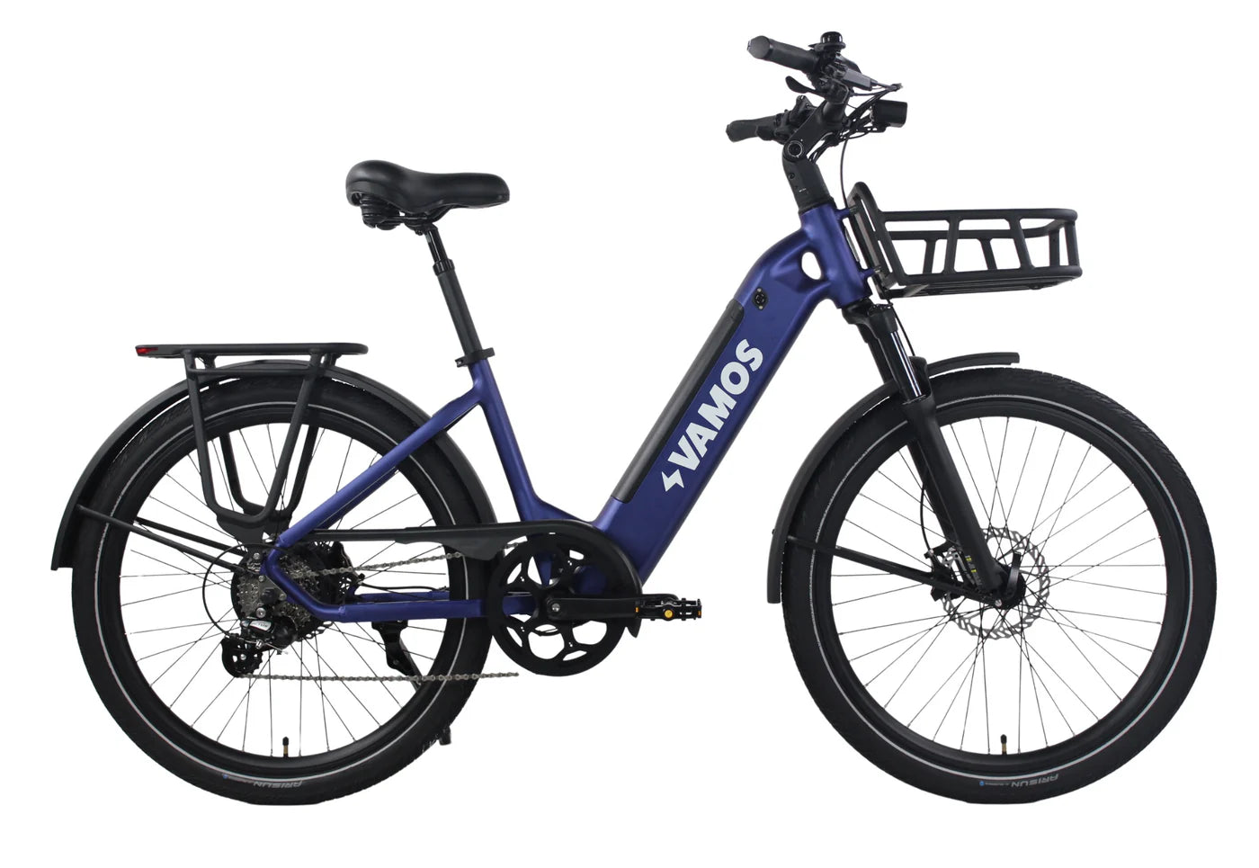 Vamos El Rapido 2024 Step-Thru E-bike Step Thru Commuter E-Bikes Melbourne Powered Electric Bikes Blue 