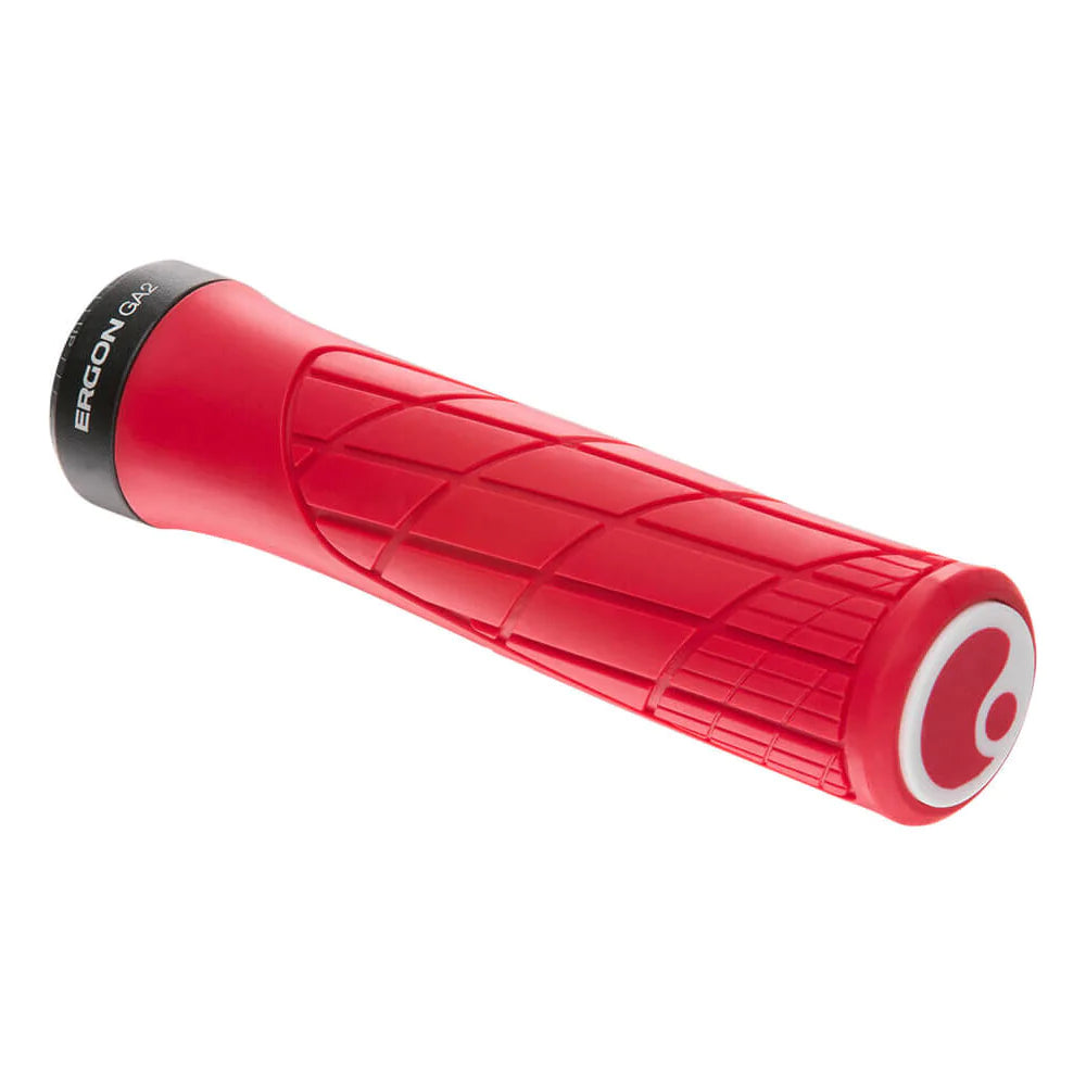 Ergon Grip GA2 Mountain Bike Grips HANDLEBAR GRIPS Melbourne Powered Electric Bikes Risky Red 