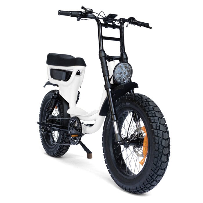 Fatboy The Harlem FAT TYRE E-BIKES Melbourne Powered Electric Bikes White Noise 