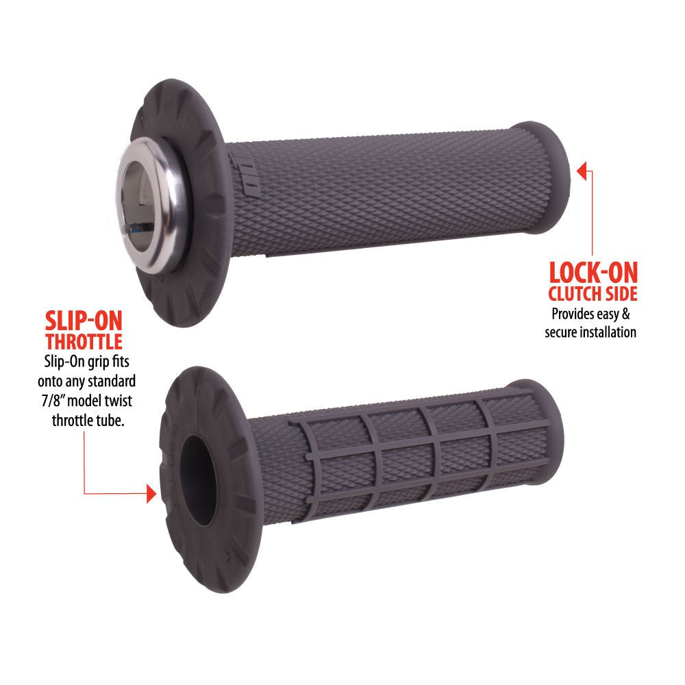 ODI Universal MX Half Waffle Lock On w/ Slip Grip