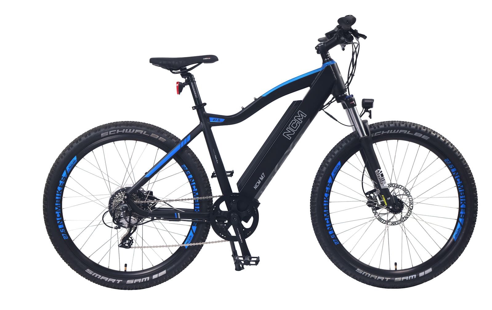 NCM M7 Electric Mountain Bike (Replaces Moscow Plus) MTB E-BIKES Melbourne Powered Electric Bikes 26 inch Black 