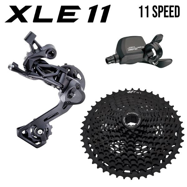 Microshift MTB Groupset - XLE 1x11 11-46T - Shimano Compatible GROUPSETS Melbourne Powered Electric Bikes 
