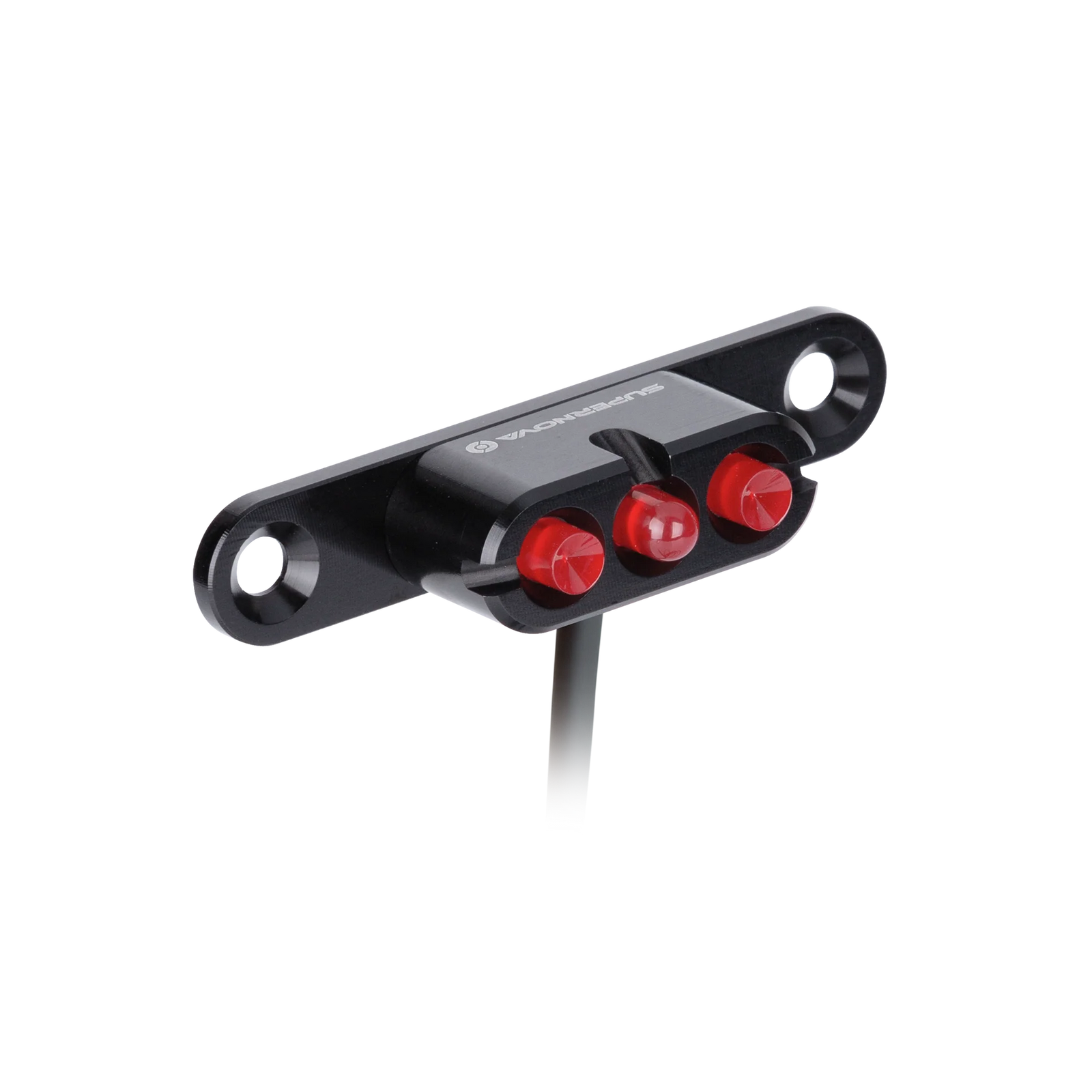 Supernova E3 Tail Light 2 - Rack Mount Tail Lights Melbourne Powered Electric Bikes 6V Down Black