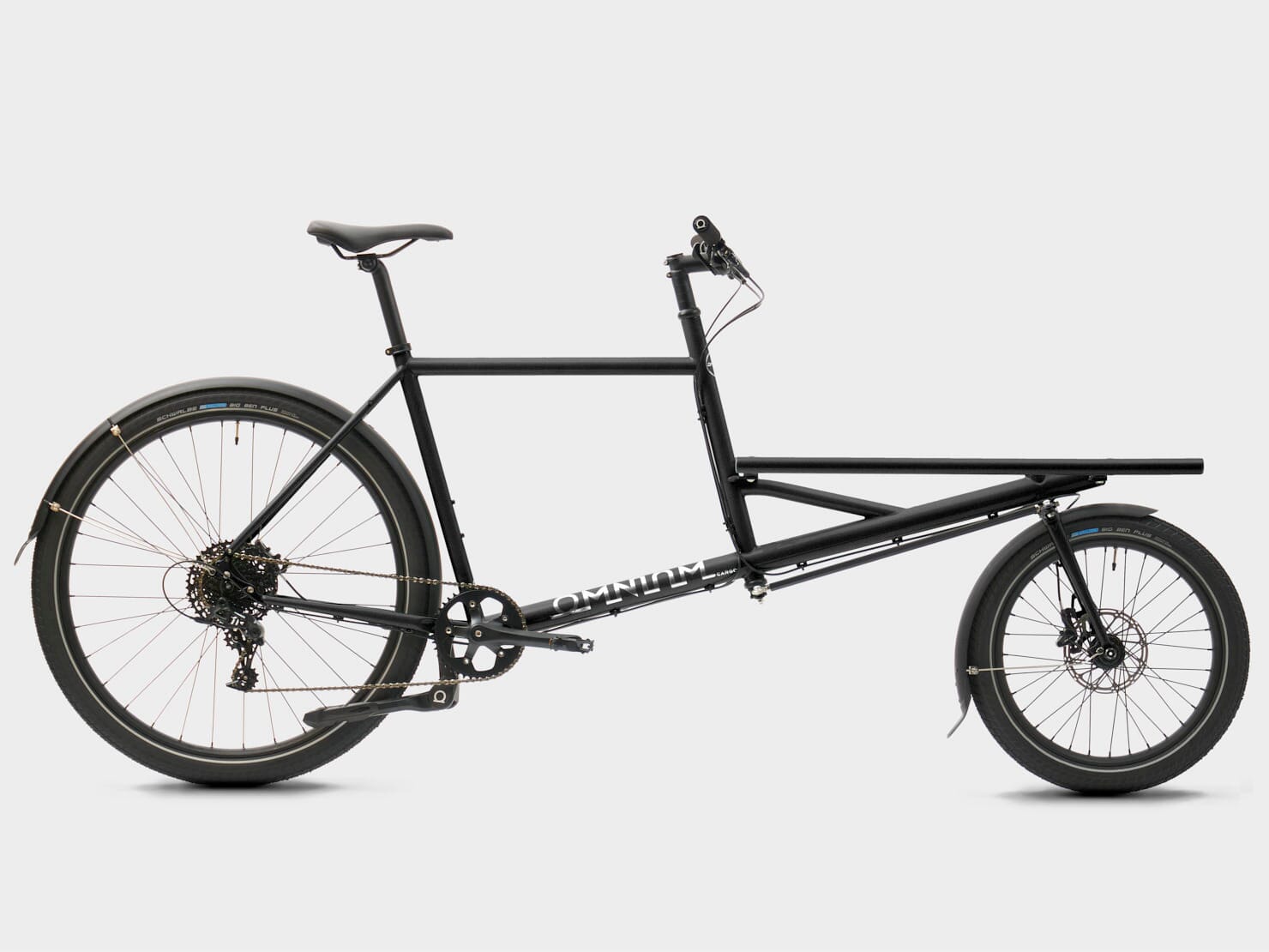 Omnium Cargo V3 Complete Cargo Bike Front Loader Melbourne Powered Electric Bikes Small Galaxy Black 