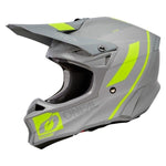 O'Neal 10 Series Flow V.23 MX Helmet MOTORCYCLE HELMETS Melbourne Powered Electric Bikes Grey/Neon Yellow Medium 