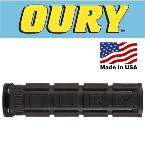 Oury Lock-On Single V2 Grip - Jet Black