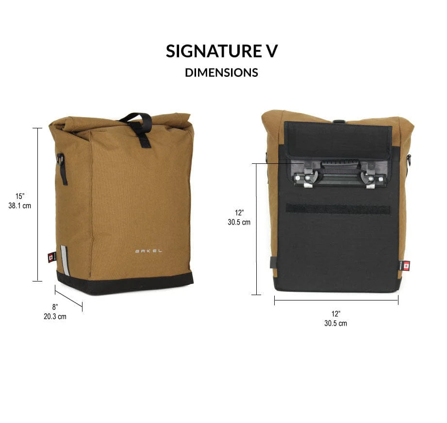 Arkel Signature V - Waterproof Urban Pannier - 28 L PANNIERS Melbourne Powered Electric Bikes 