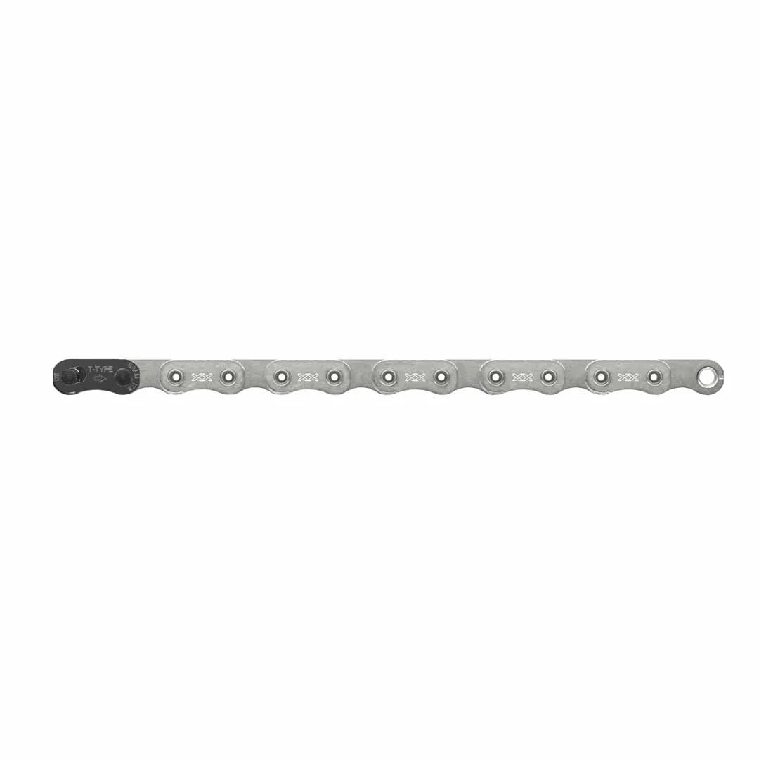 Sram Chain XX T-Type Eagle Silver HollowPin 126 Links w/PowerLock T-Type PVD 12 Speed