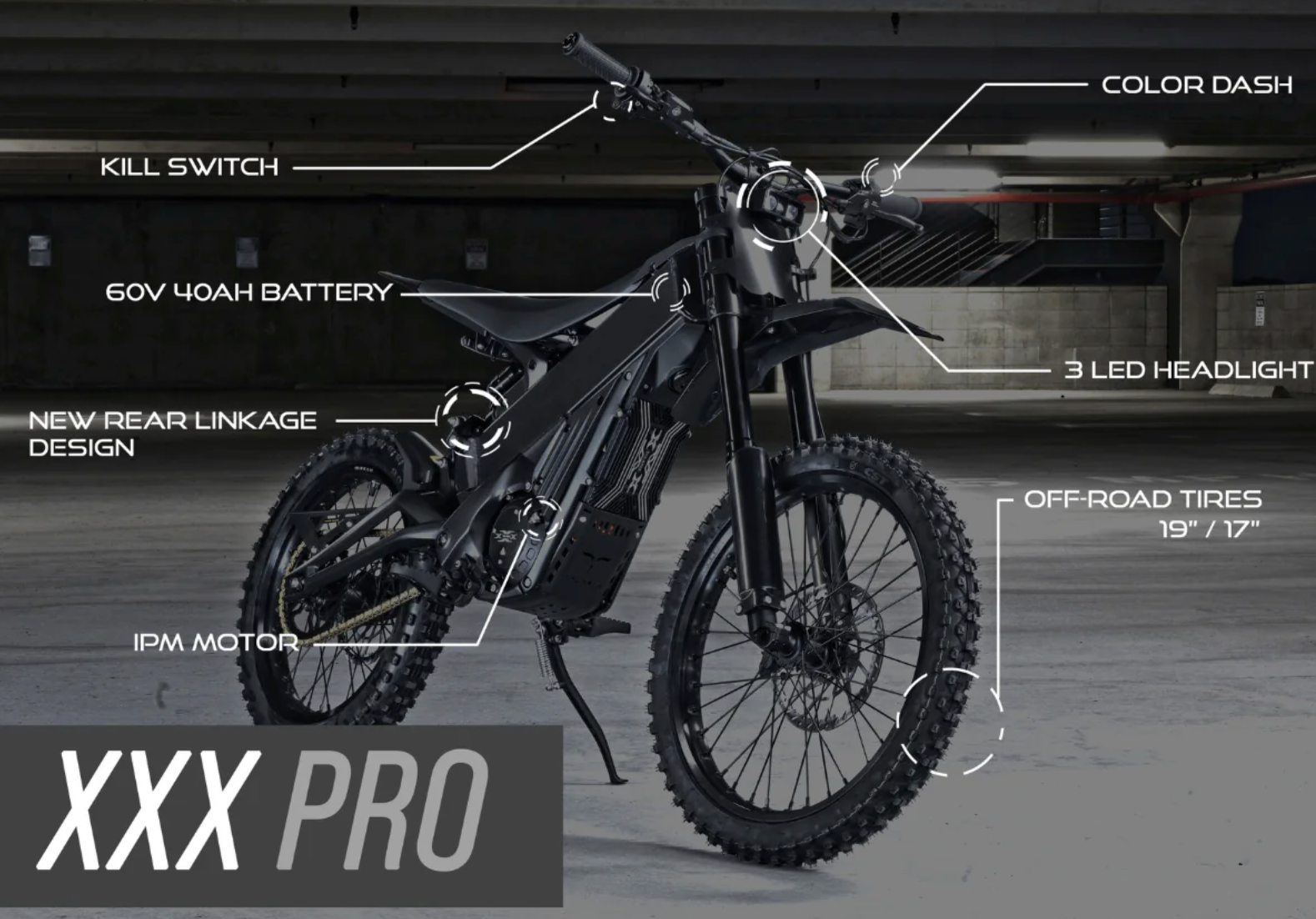 Talaria xXx Pro TL2500 Electric Dirt Bike