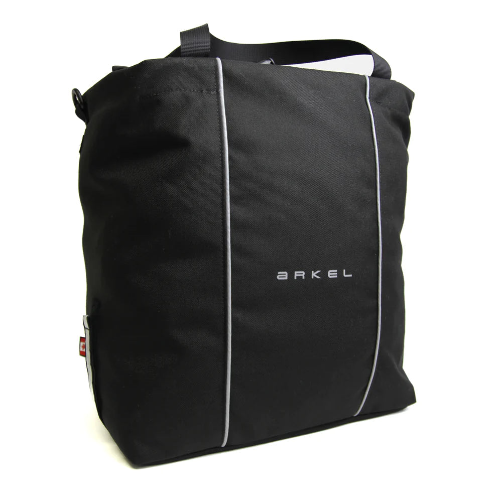 Arkel Shopper Urban Pannier - 25 to 29 L PANNIERS Melbourne Powered Electric Bikes Cordura Black 