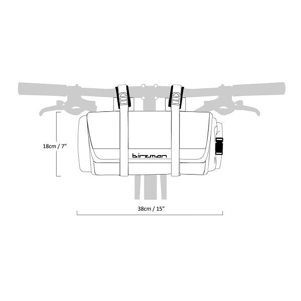 Birzman Packman Handlebar Pack With Waterproof Carrier HANDLEBAR BAGS Melbourne Powered Electric Bikes 