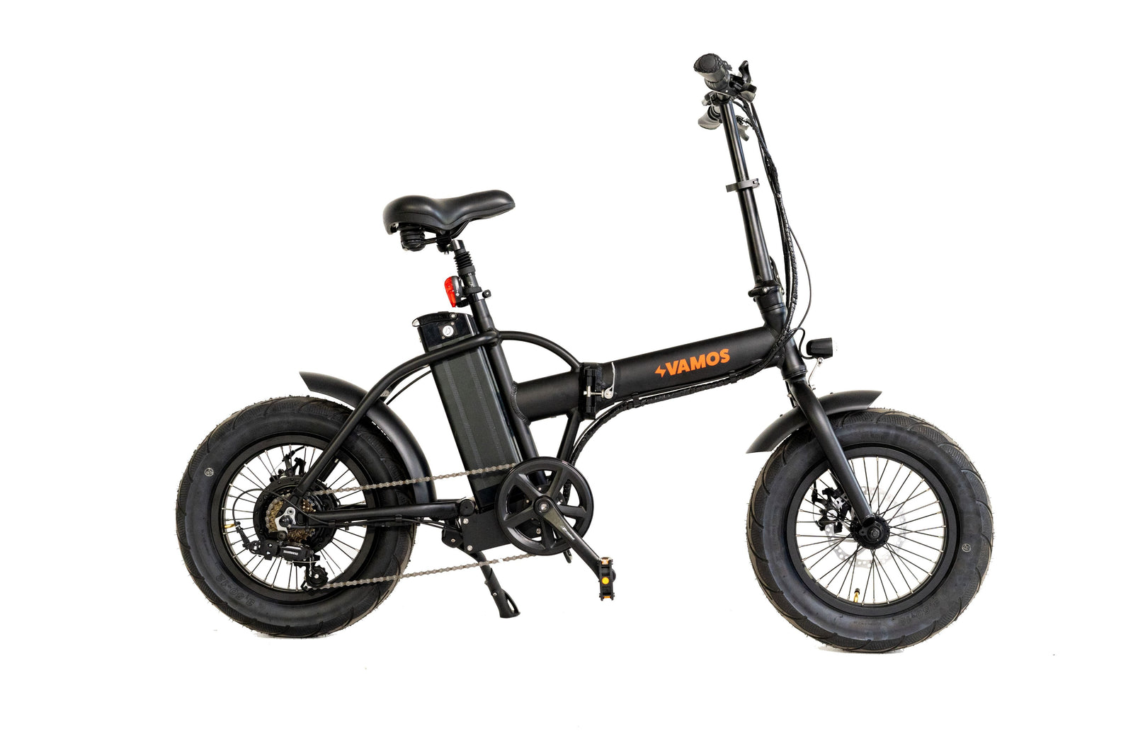 Vamos El Doblez Folding eBike FOLDING E-BIKES Melbourne Powered Electric Bikes 13Ah Black 