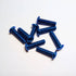 DXE "Flats" Coloured Pins (Per Set)