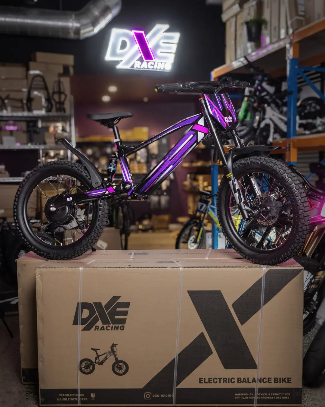 DXE Racing X-18 Electric Balance Bike