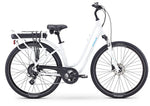 Fuji E-Crosstown 2.1 Step-Through Electric Bike STEP THRU E-BIKES Melbourne Powered Electric Bikes White 