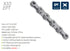 KMC X10 EPT 10 Speed Chain - 116L Silver/ Black - High Pin Power for eBike Torque CHAINS Melbourne Powered Electric Bikes 