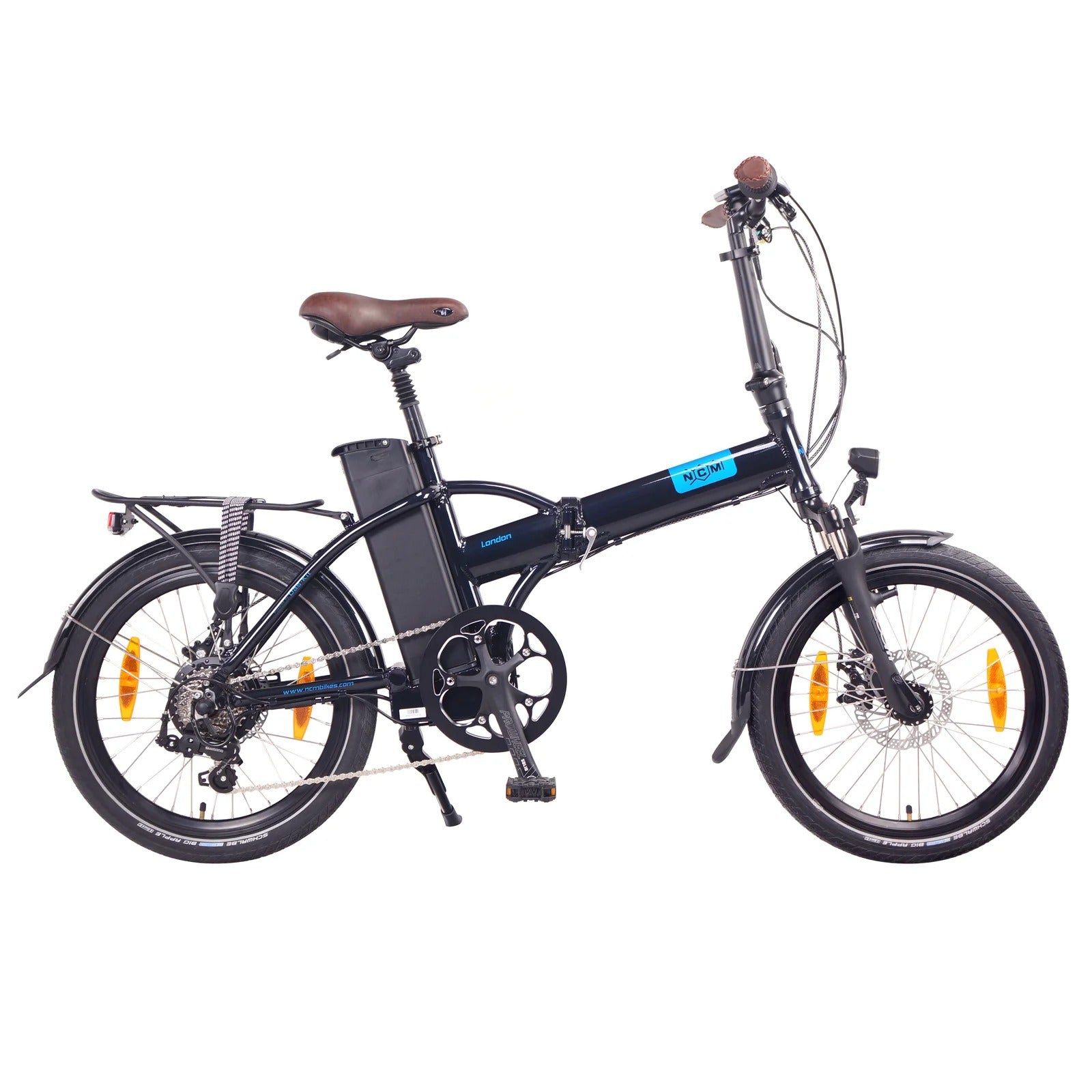 NCM London Folding E-Bike - 250w - 36v 15ah 540wh Battery - Size 20