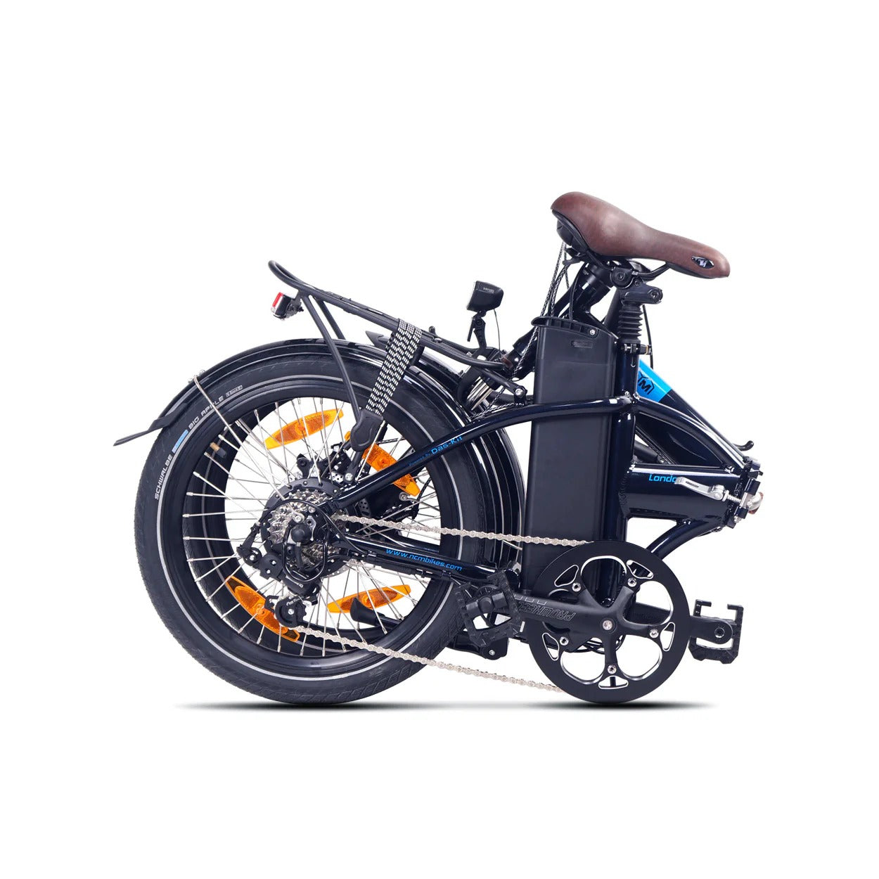 NCM London Folding E-Bike - 250w - 36v 15ah 540wh Battery - Size 20