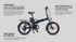NCM London Folding E-Bike - 250w - 36v 15ah 540wh Battery - Size 20" (Matt Black)