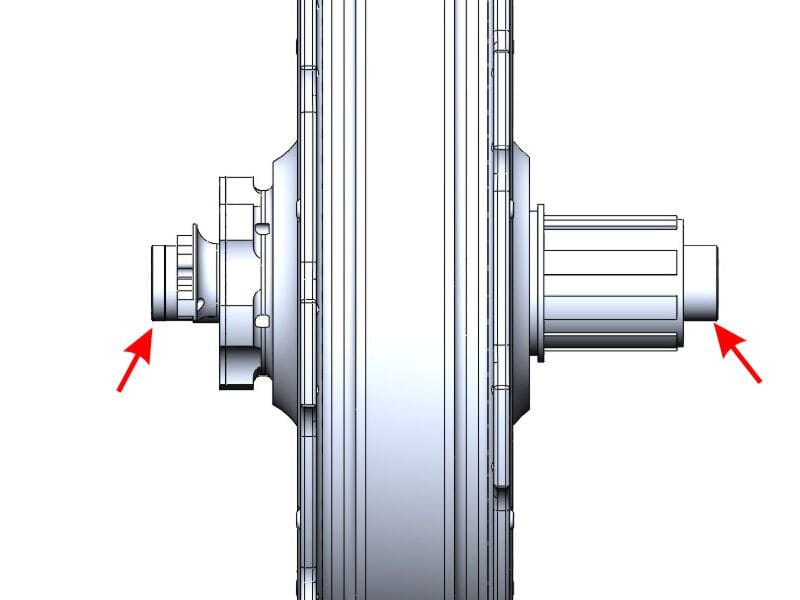 Grin V3 142x12 Thru-Axle Adapters GRIN TECHNOLOGIES Melbourne Powered Electric Bikes 