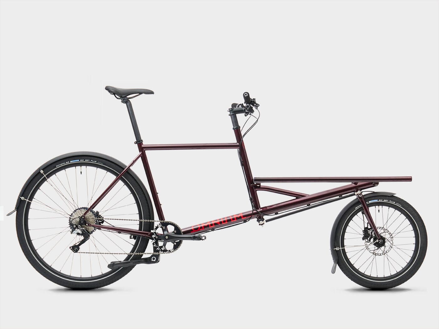 Omnium Cargo V3 Complete Cargo Bike Front Loader Melbourne Powered Electric Bikes Small Diablo Red 