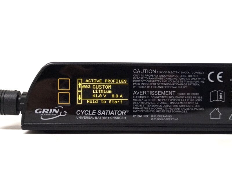 Grin Tech Cycle Satiator - High Voltage Model (5A max) BATTERY CHARGERS Melbourne Powered Electric Bikes 
