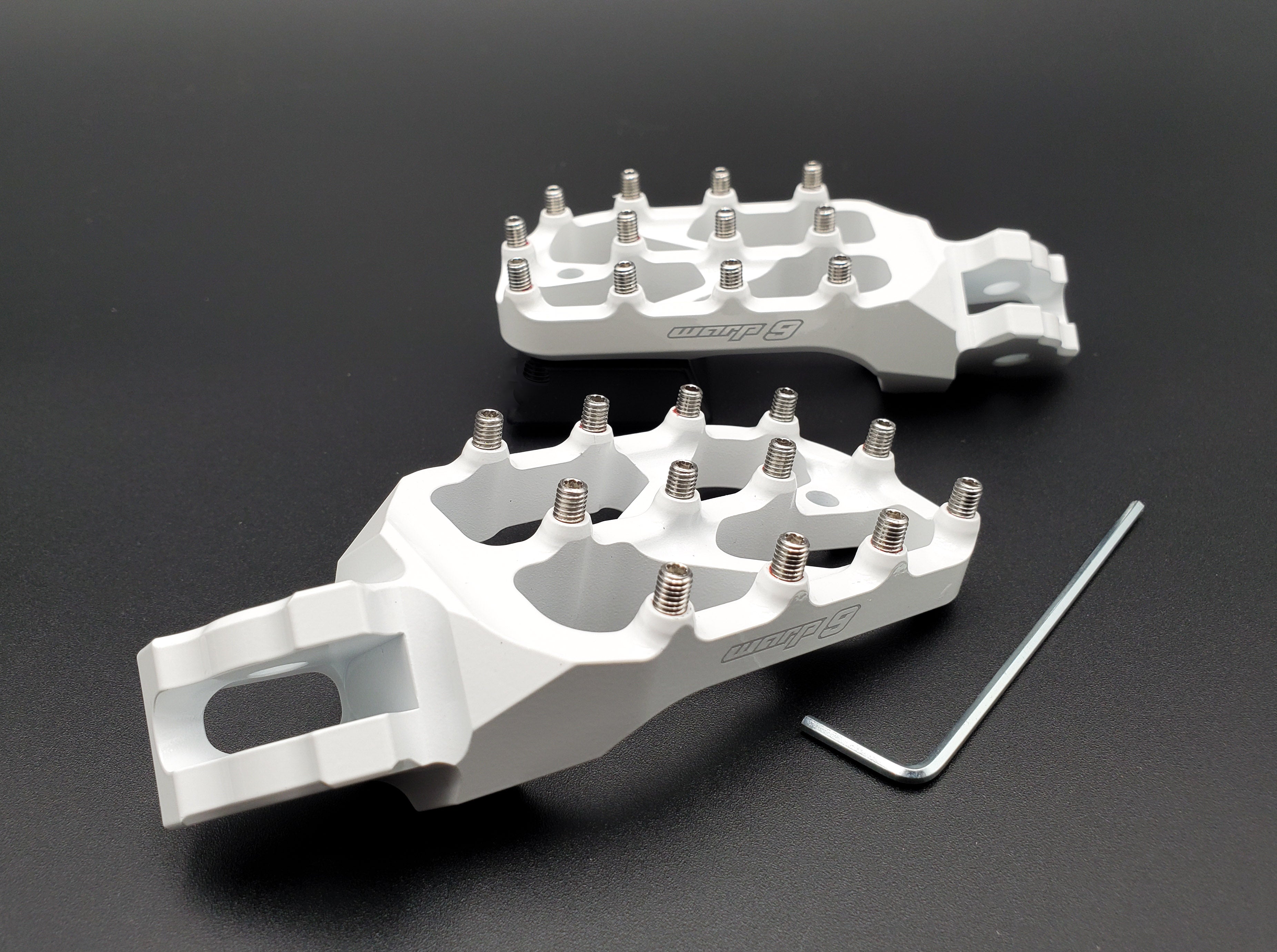 Warp9 E-Moto Elite Foot Pegs for Surron Light Bee, E-Ride Pro & 79 Bike
