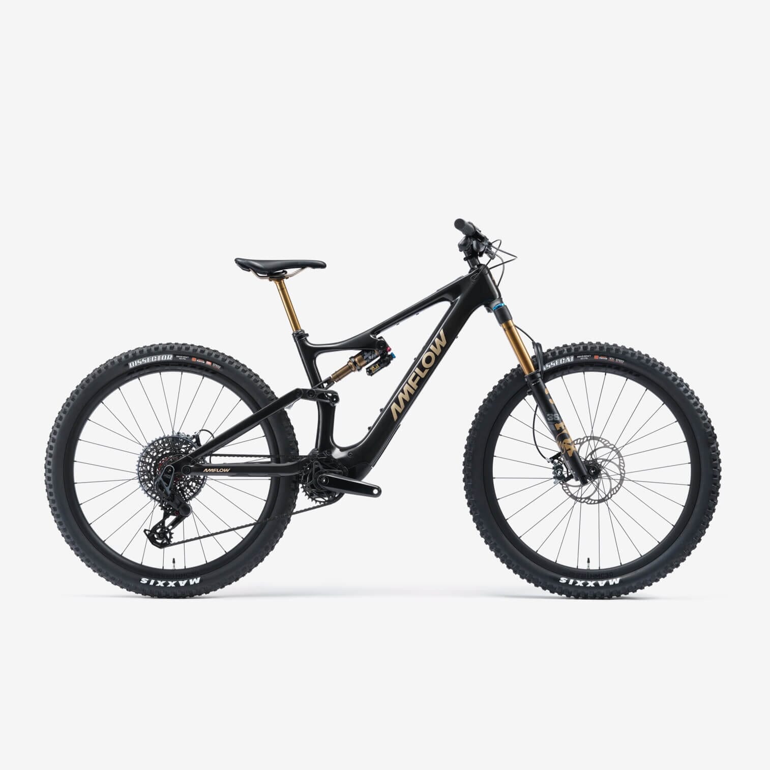 Amflow PL Carbon Pro Electric Mountain Bike Dual Suspension E-Bikes Melbourne Powered Electric Bikes 800Wh 