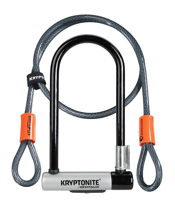Kryptonite New-u Kryptolok Standard U-lock With Krypto Flex Cable LOCKS Melbourne Powered Electric Bikes & More 