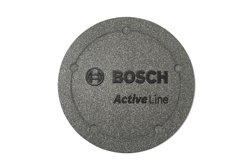 Bosch Logo Cover Active Line (platinum) BOSCH CHAIN RINGS & DRIVE COVERS Melbourne Powered Electric Bikes & More 