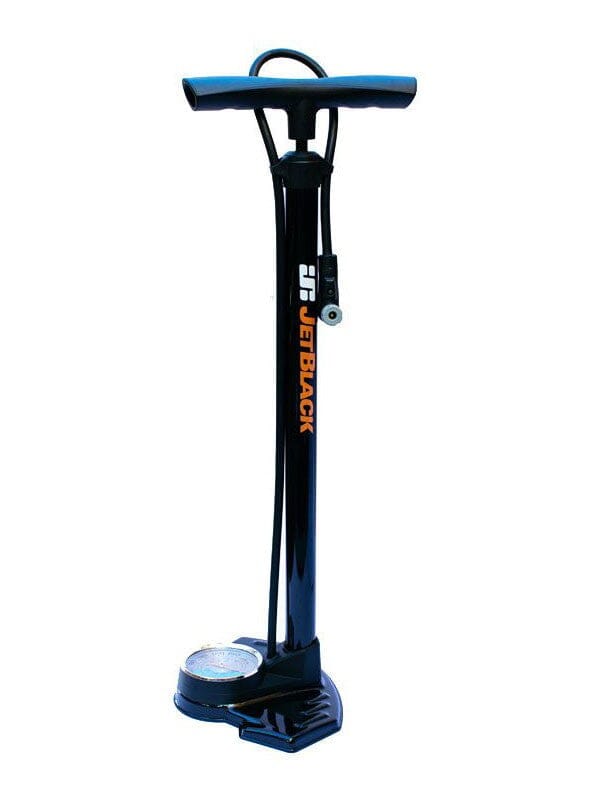 Jet Black Biggest Fella Road & Mtb Floor Pump Melbourne Powered Electric Bikes & More 