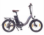 Ncm Paris Folding E-bike FOLDING E-BIKES Melbourne Powered Electric Bikes 20 inch Grey 