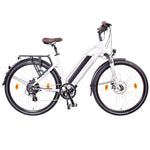 Ncm Milano Trekking E-bike STEP THRU E-BIKES Melbourne Powered Electric Bikes 28 inch White 