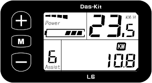 Das Kit Display L6 E-BIKE HUB MOTOR SPARE PARTS Melbourne Powered Electric Bikes 