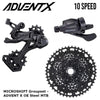 Microshift Groupset - Advent X Oe Steel Mtb 1x10 Speed 11-48t - Sl-m9505-r Trail Shifter - Rd-m6205gm Rear Derailleur - Cs-h104 Cassette GROUPSETS Melbourne Powered Electric Bikes 
