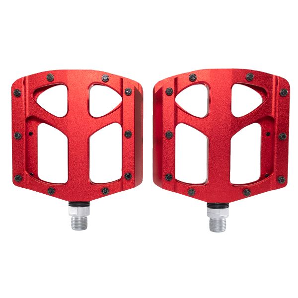 Ryfe Pedals Drax S/bearing Alloy Large Platform Red PEDALS & CLEATS Melbourne Powered Electric Bikes 