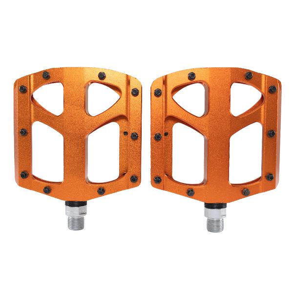Ryfe Pedals Drax S/bearing Alloy Large Platform Orange PEDALS & CLEATS Melbourne Powered Electric Bikes 