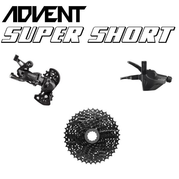 Microshift Groupset - Advent Mtb 1x9 Speed 11-38t GROUPSETS Melbourne Powered Electric Bikes 