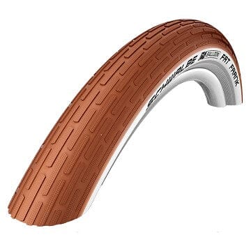 Schwalbe Fat Frank Tyre - 26 X 2.35 Kevlar Guard Brown/whitewall Reflective Melbourne Powered Electric Bikes & More 