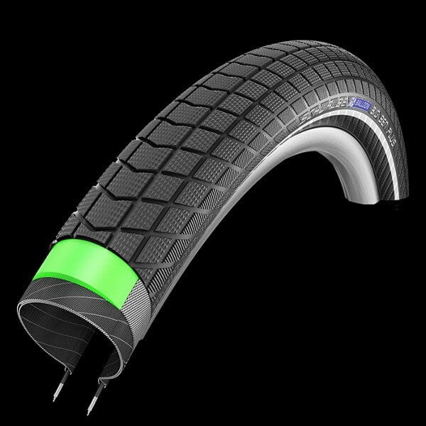 Schwalbe Big Ben Plus 26 X 2.15 Greenguard Addix Performance Compound Reflective E-50 TYRES Melbourne Powered Electric Bikes 