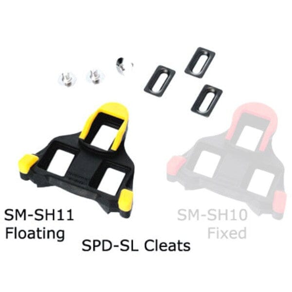 Sm-sh11 Spd-sl Cleat Set Floating Mode - Yellow Melbourne Powered Electric Bikes & More 