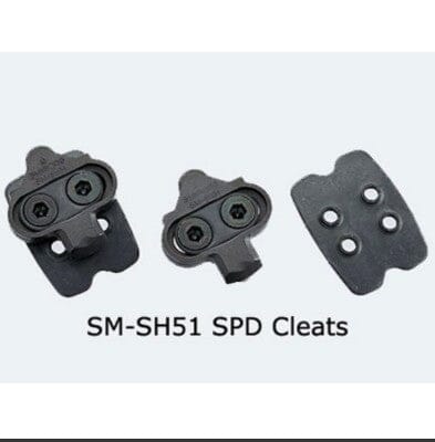 Shimano Sm-sh51 Spd Cleat Set Single-release W/new Cleat Nut Melbourne Powered Electric Bikes & More 