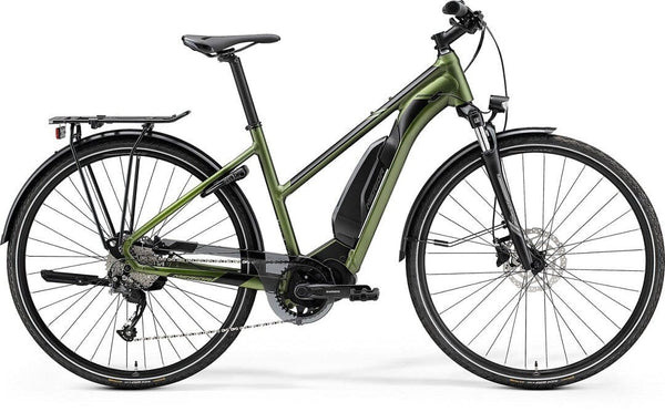 Merida Electric Bike Espresso 300se Eq 504 Wh - Silk Green/black (2021) E-BIKES Melbourne Powered Electric Bikes & More X-SMALL 
