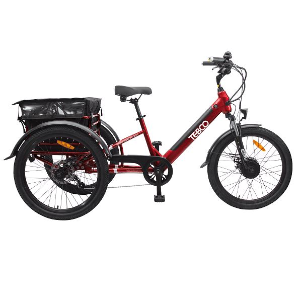 Tebco Transporter Electric Trike ELECTRIC TRIKES Melbourne Powered Electric Bikes Red 